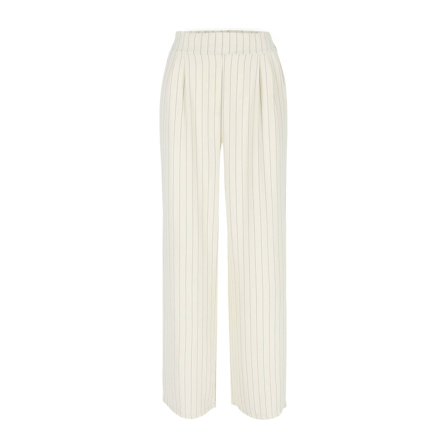 LOLALIZA Romy Monteiro x Wehkamp wide leg casual broek ecru