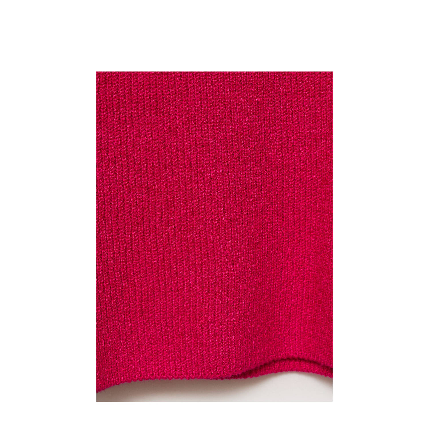 Mango top fuchsia fijn gebreid