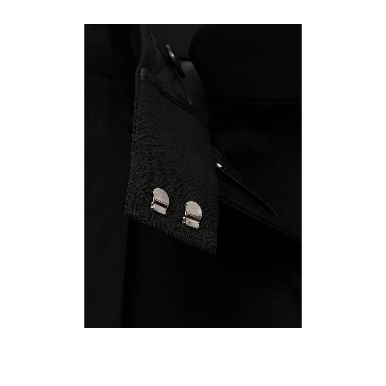 Mango wide leg high waist pantalon zwart