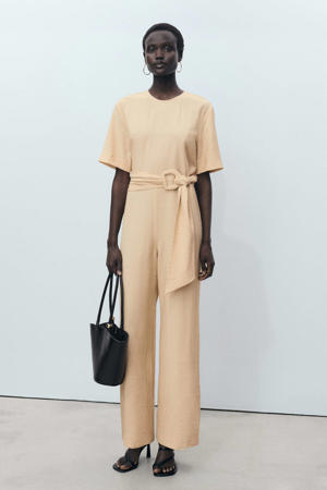 jumpsuit beige