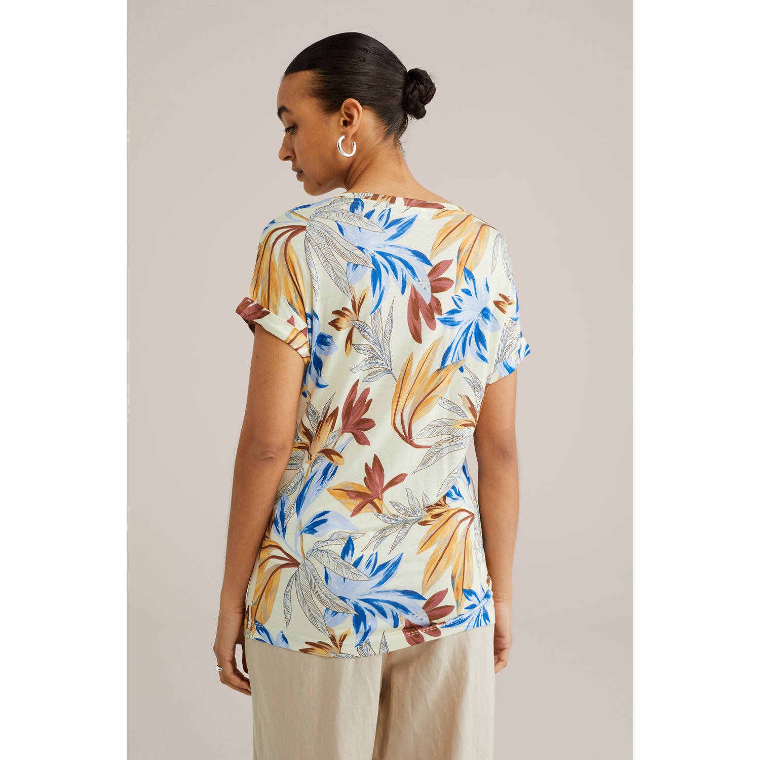 WE Fashion top lichtgeel