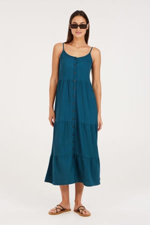 maxi jurk blauw