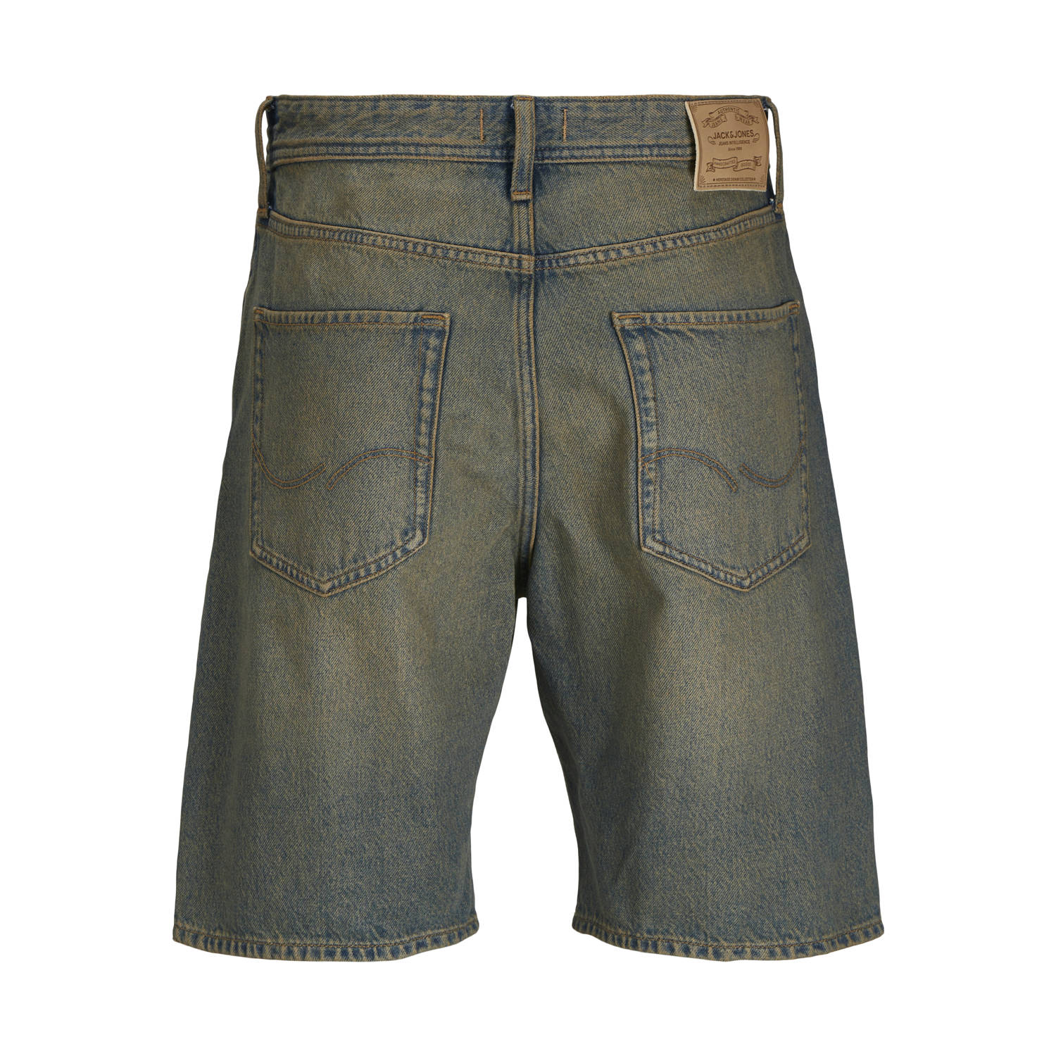 JACK & JONES JEANS INTELLIGENCE loose denim short blauw