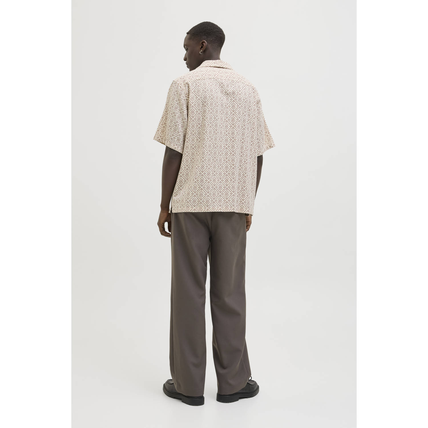 JACK & JONES PREMIUM casual overhemd beige