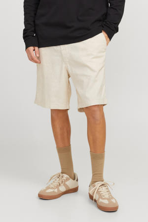 linnen relaxed casual short ecru