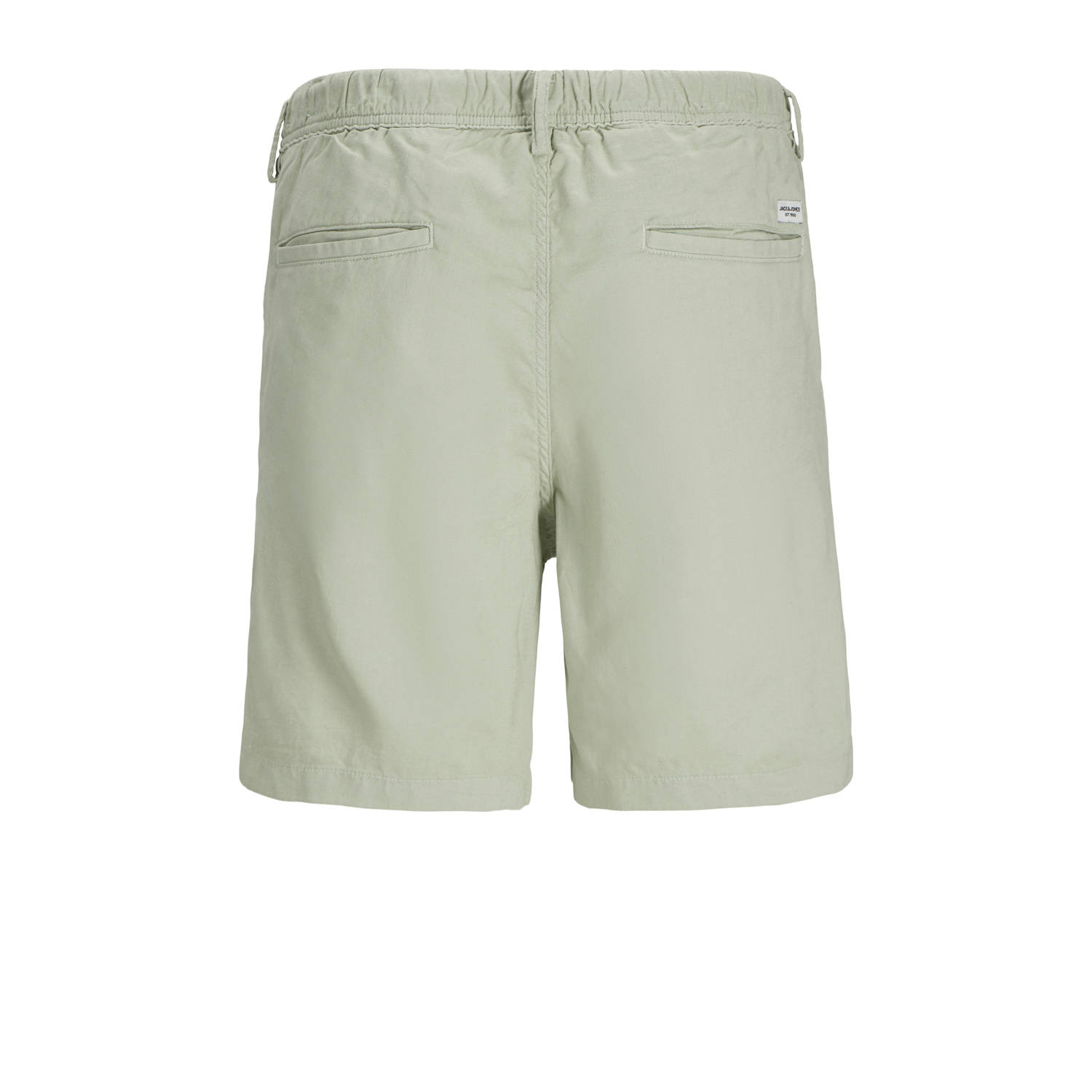 JACK & JONES PANTS STUDIO linnen relaxed casual short lichtgroen