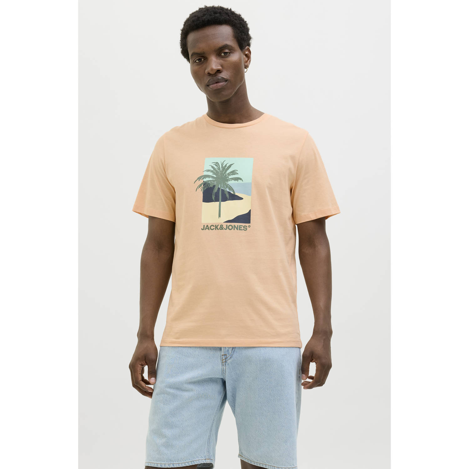 JACK & JONES T-shirt zalm