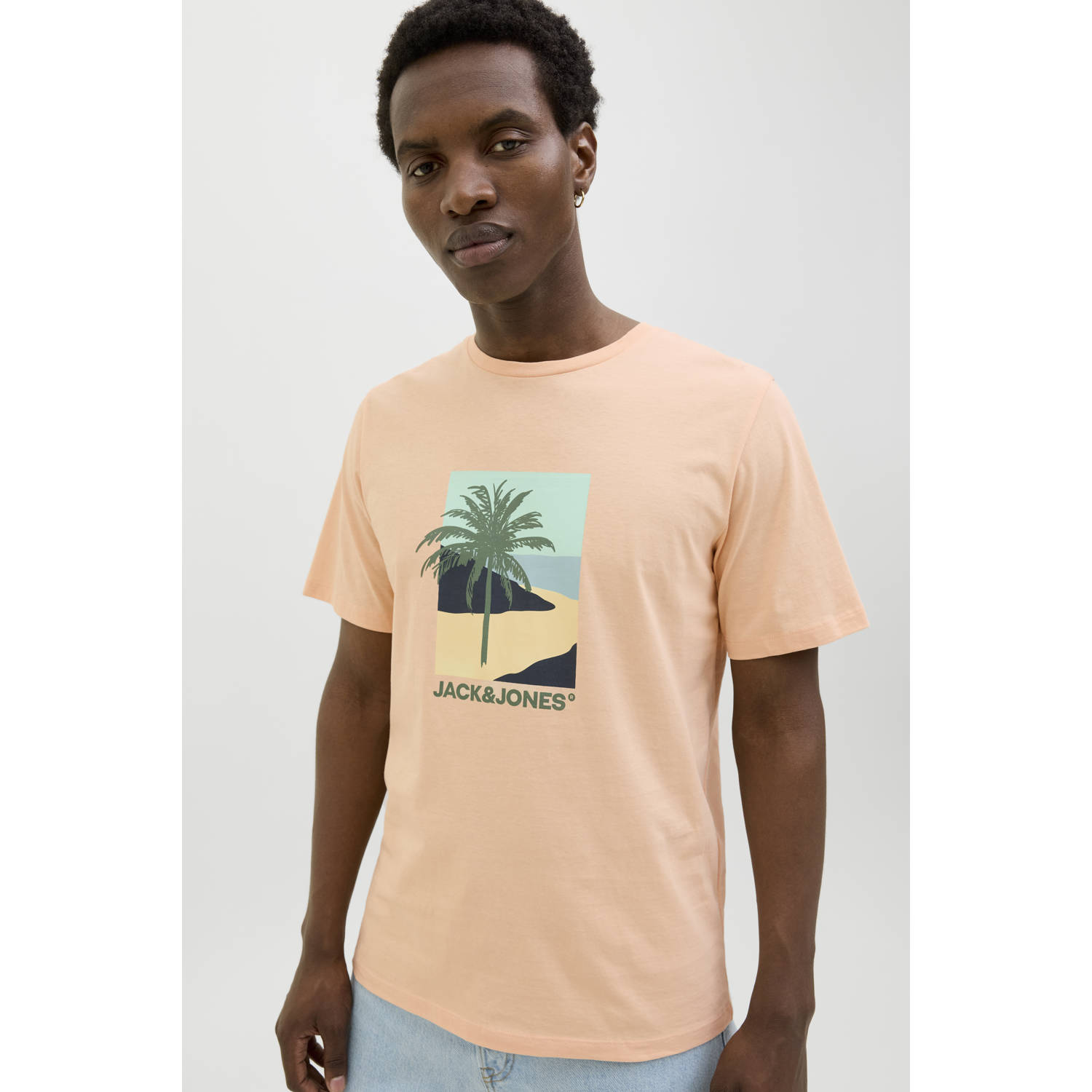 JACK & JONES T-shirt zalm