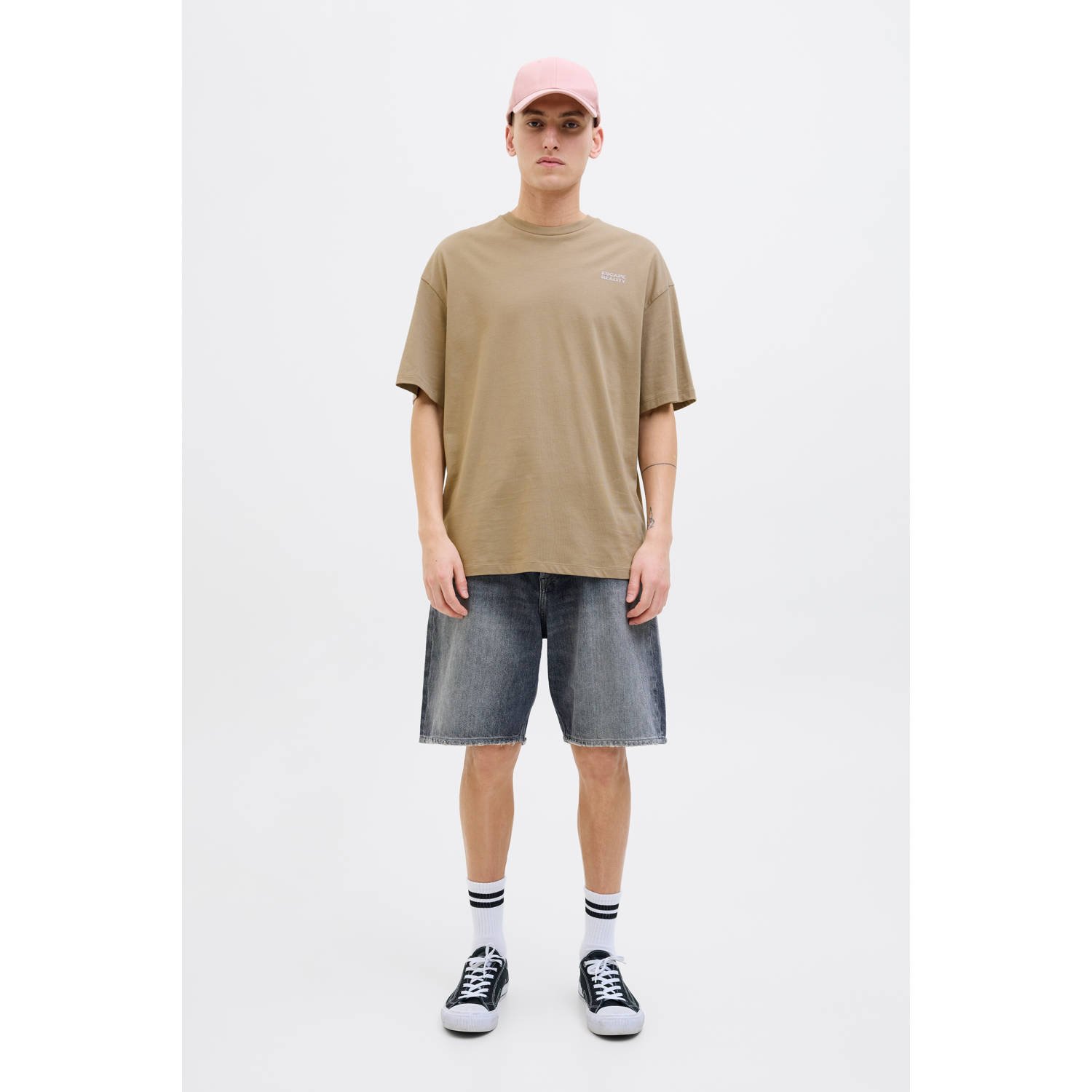 JACK & JONES T-shirt lichtbruin