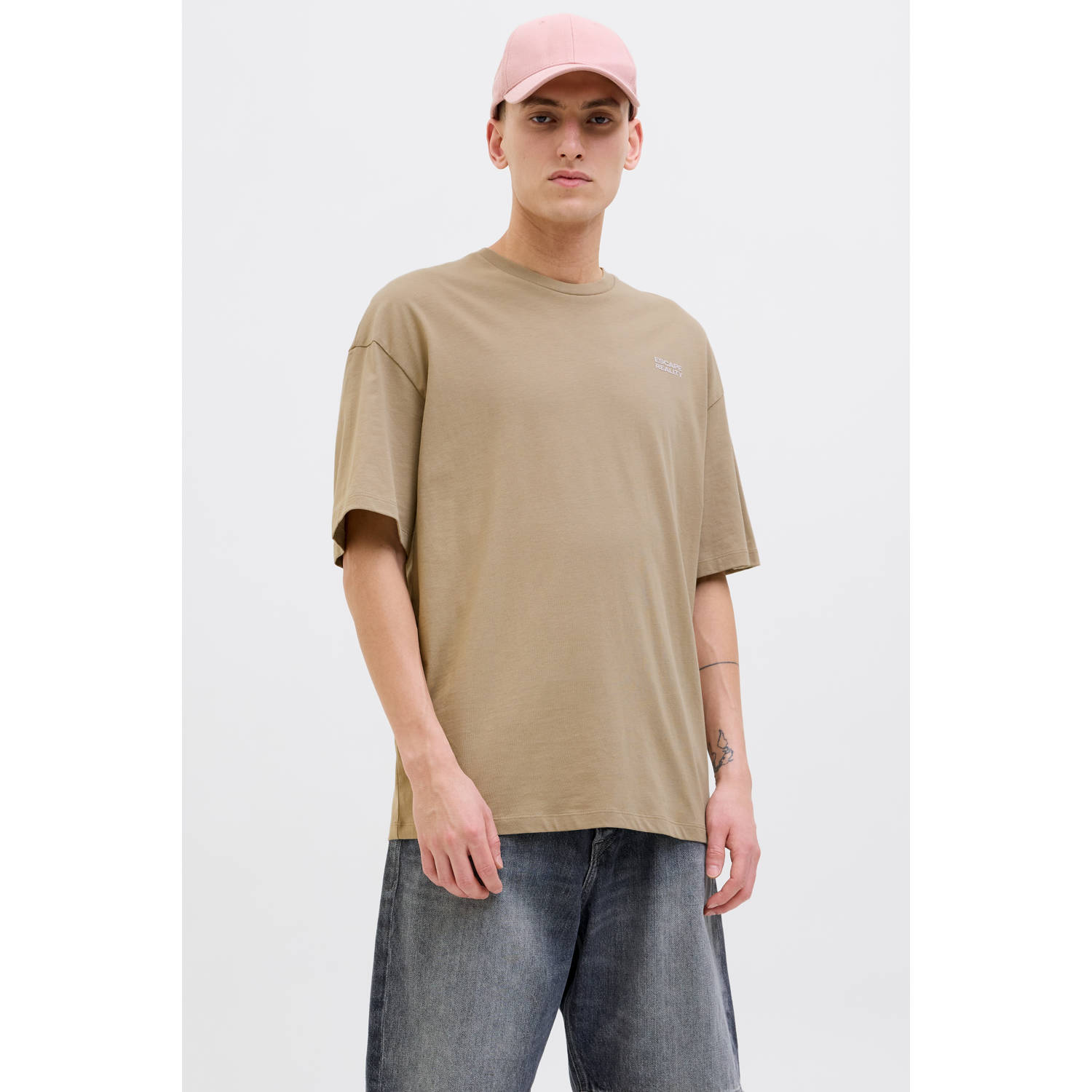 Jack & jones T-shirt met labelprint