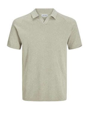 regular polo gebreid beige