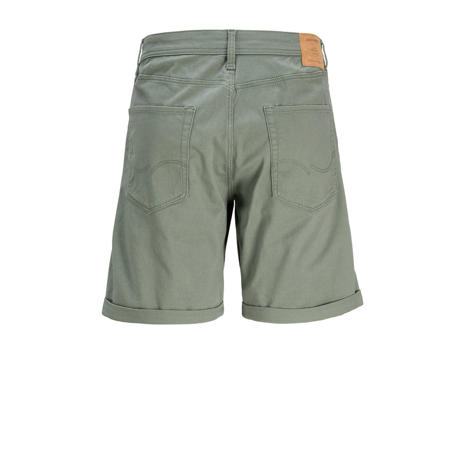 JACK & JONES PANTS STUDIO regular denim short groen