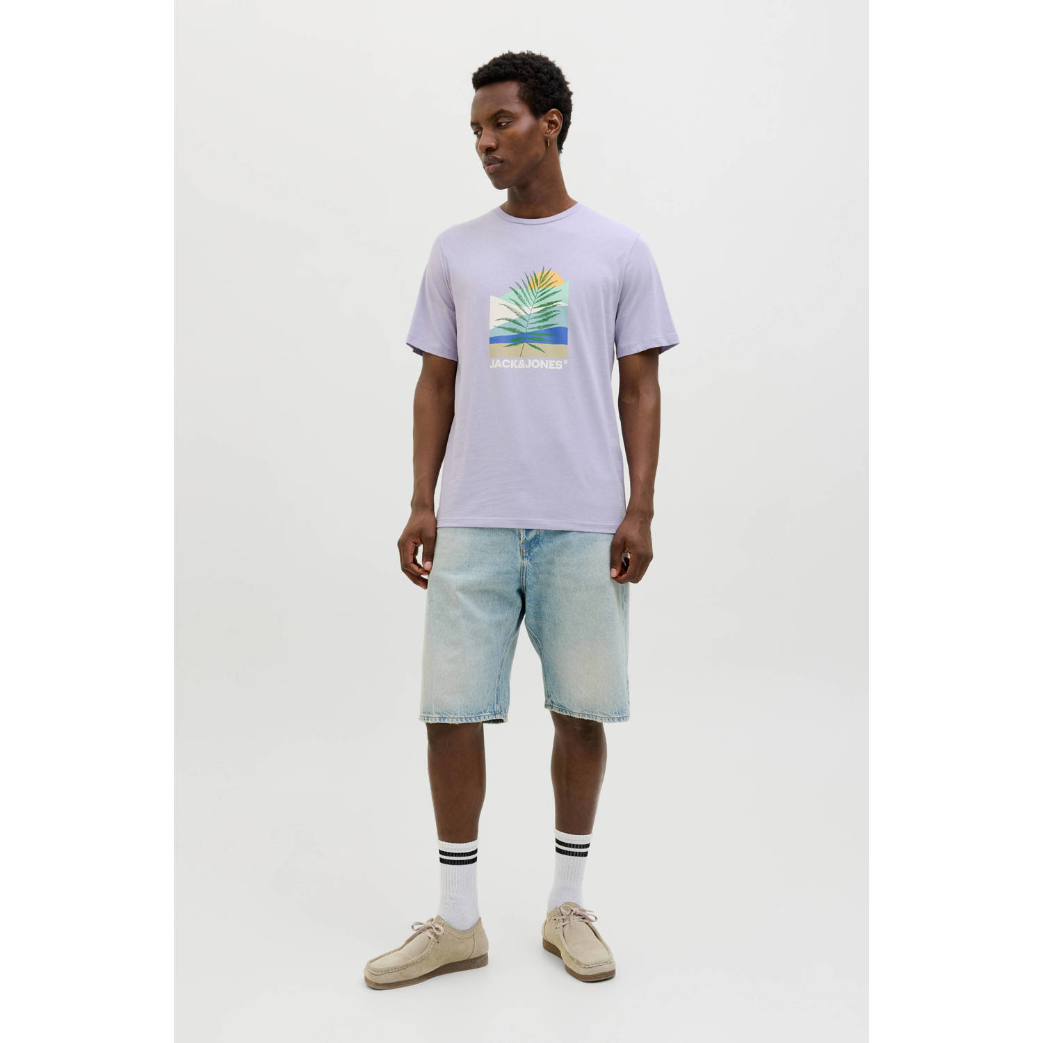 JACK & JONES T-shirt lila