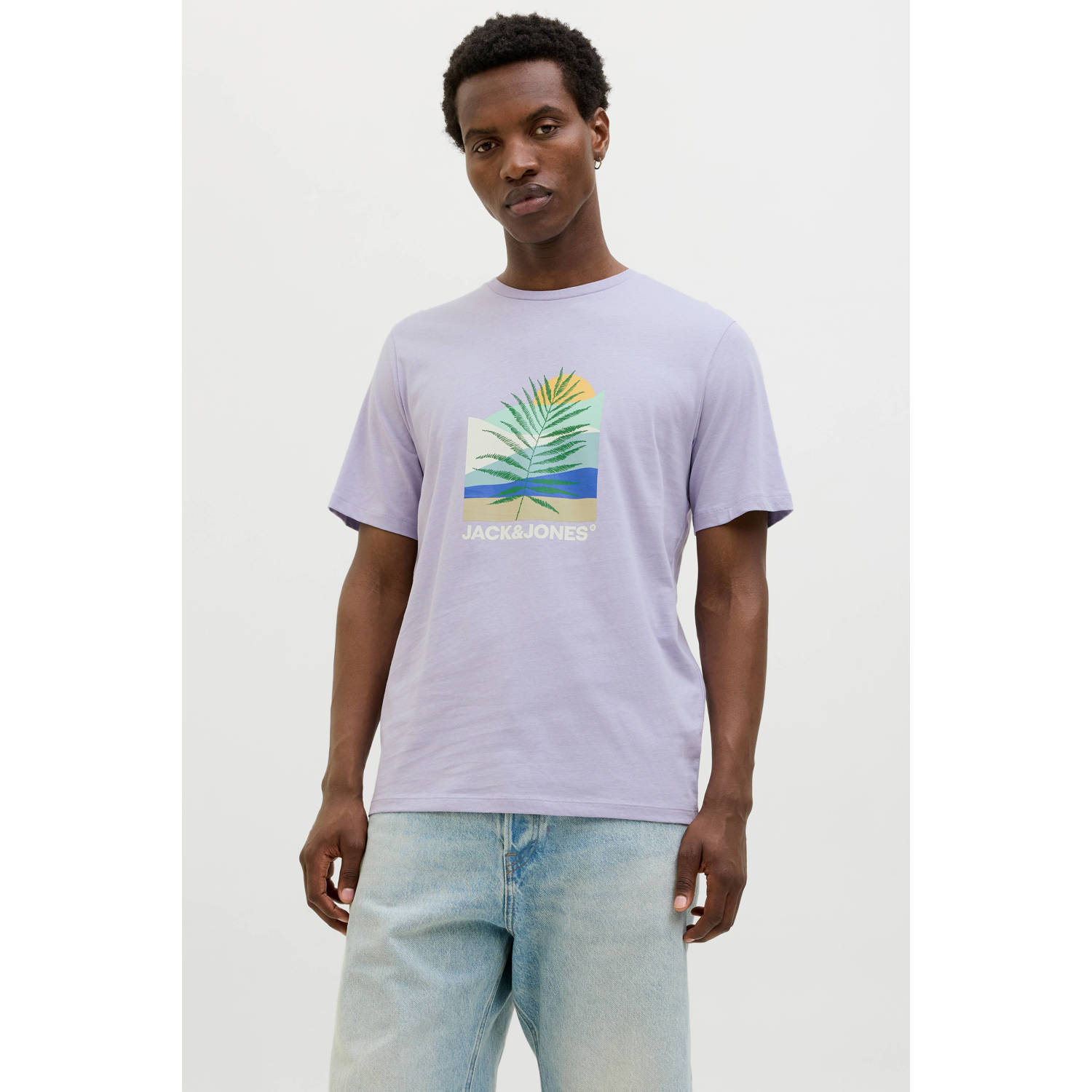JACK & JONES T-shirt lila