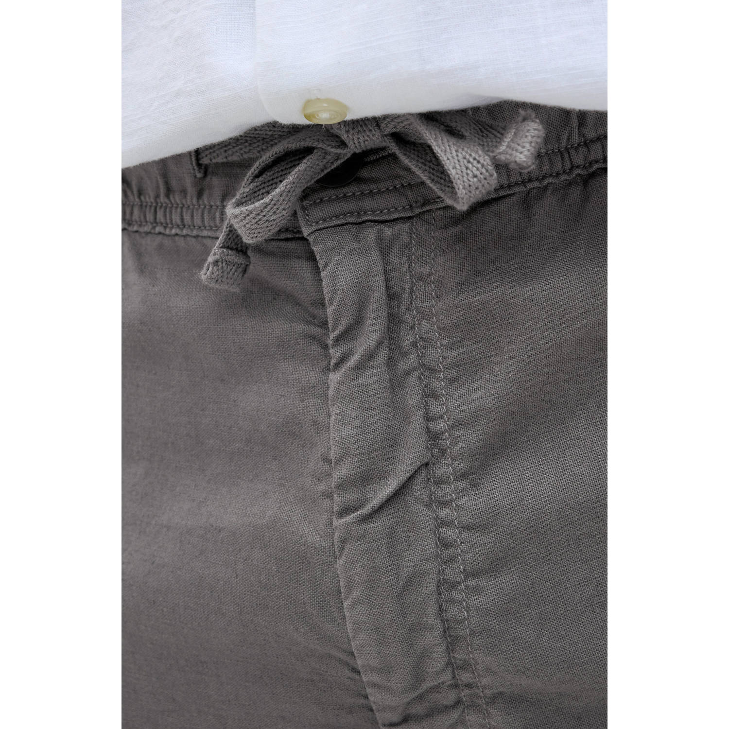 JACK & JONES PANTS STUDIO linnen relaxed casual short (set van 2)