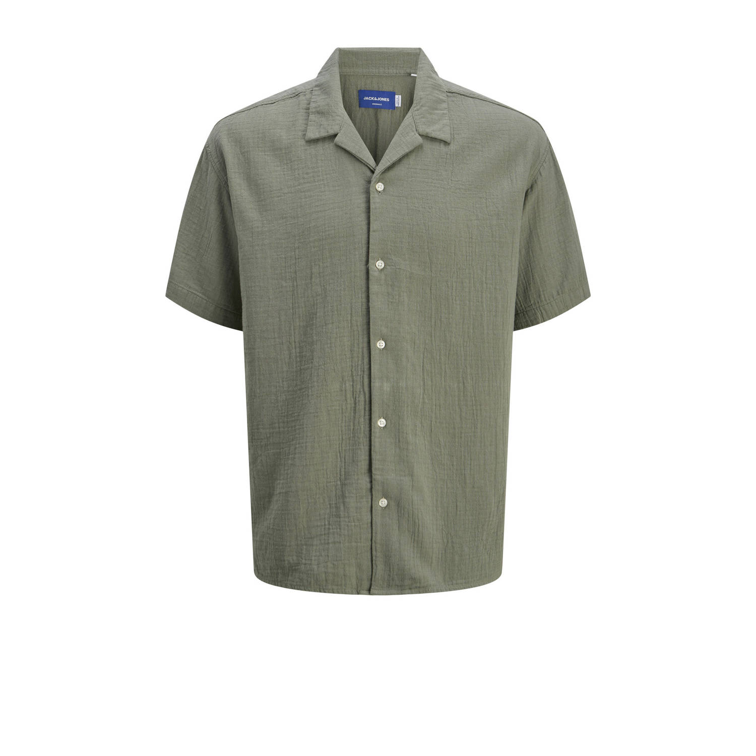JACK & JONES ORIGINALS relaxed overhemd en short groen