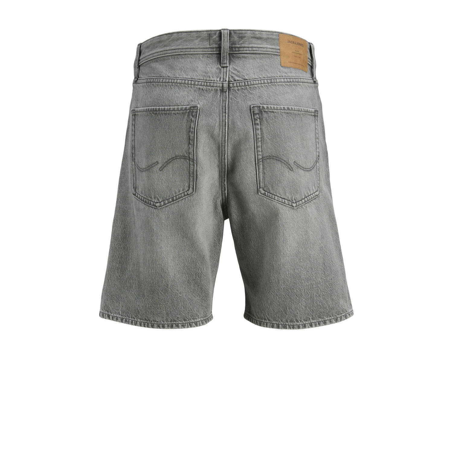 JACK & JONES PLUS SIZE denim loose short grey denim