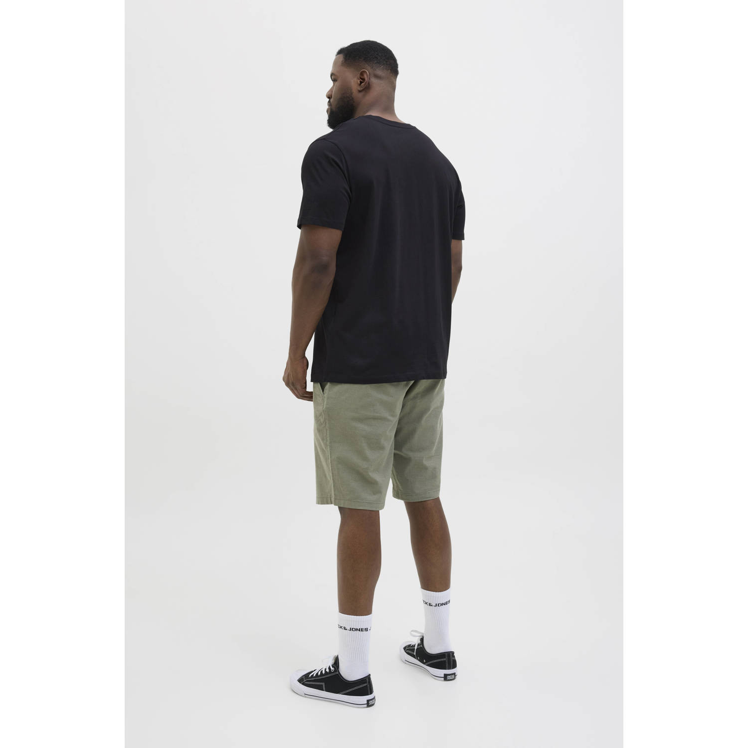 JACK & JONES PLUS SIZE T-shirt zwart