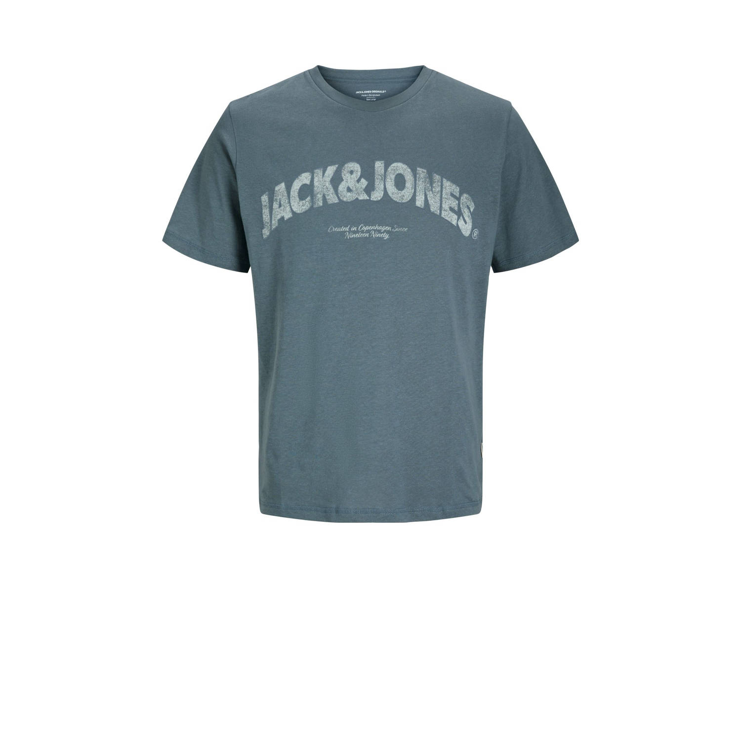 JACK & JONES PLUS SIZE T-shirt grijsblauw