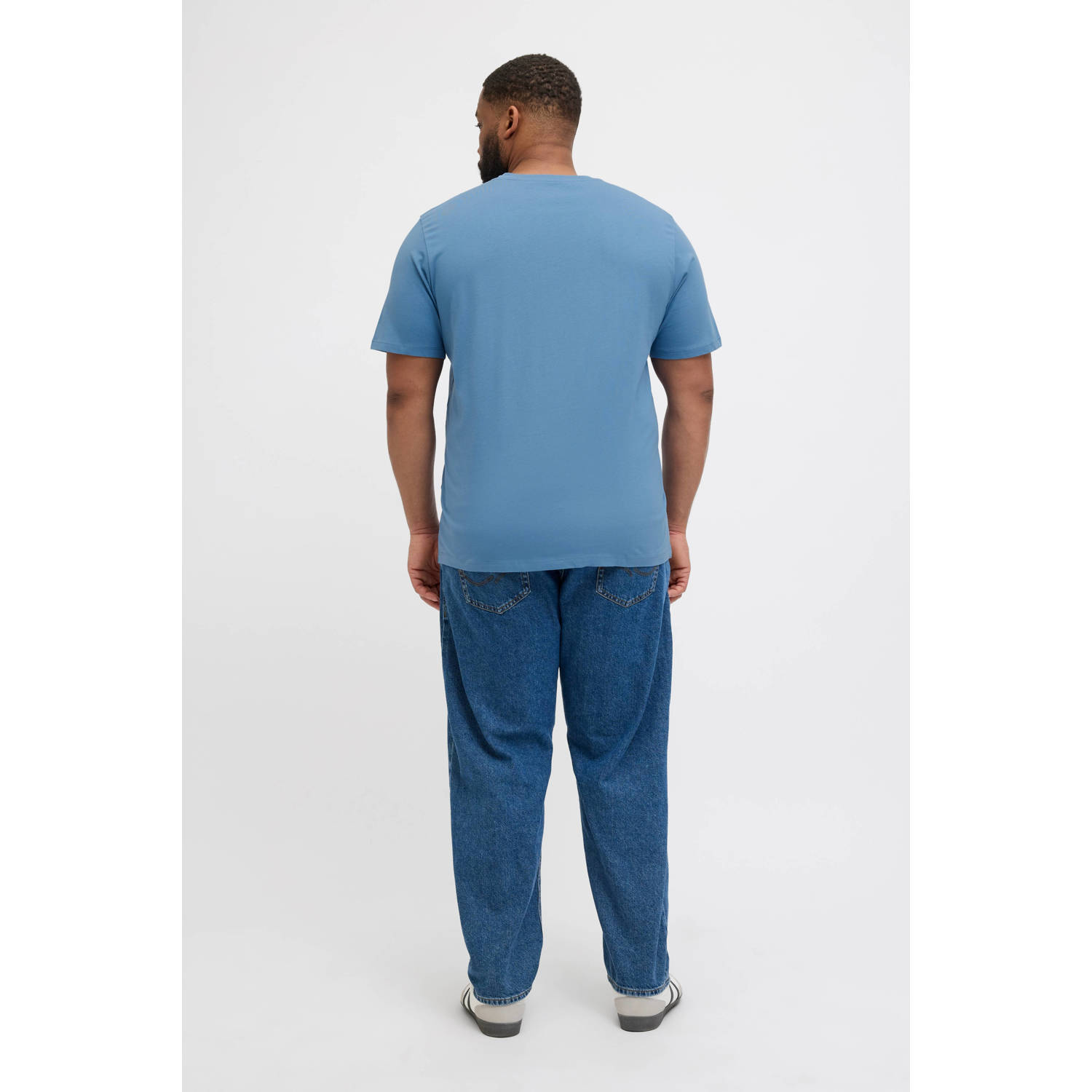 JACK & JONES PLUS SIZE T-shirt blauw