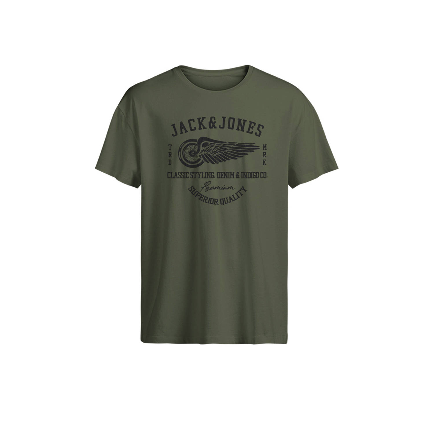 JACK & JONES PLUS SIZE T-shirt olijfgroen