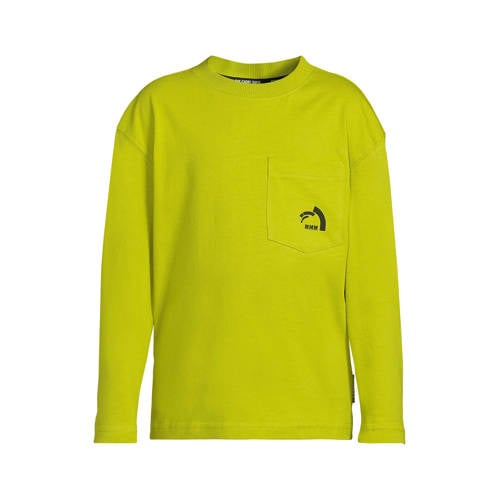 Me & My Monkey longsleeve met printopdruk limegroen afbeelding