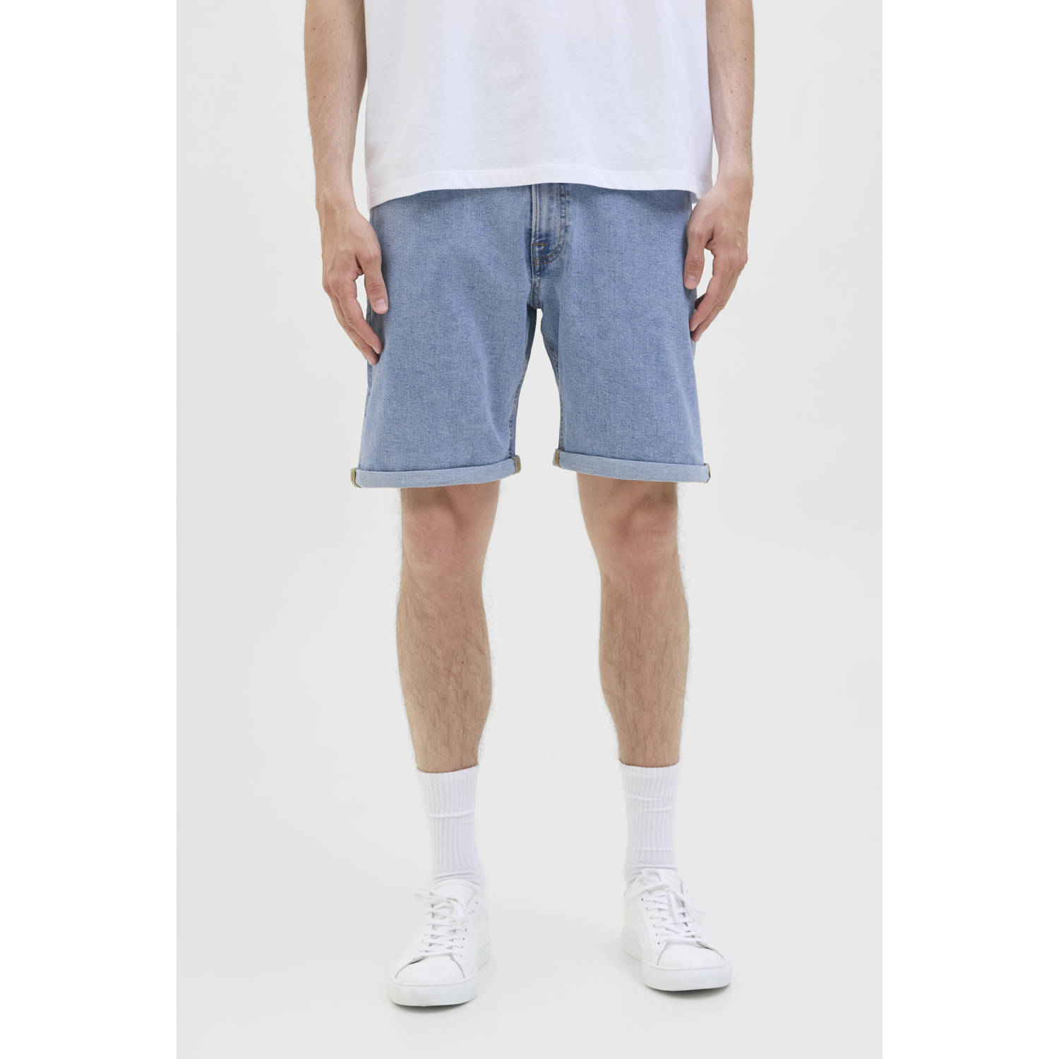 JJ REBEL regular denim short blauw