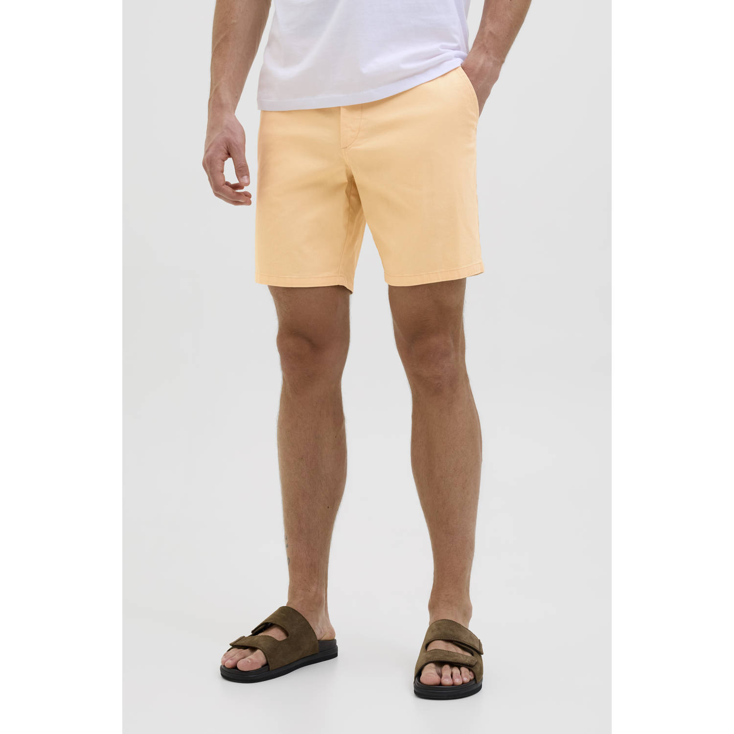 JJ REBEL regular chino short oranje