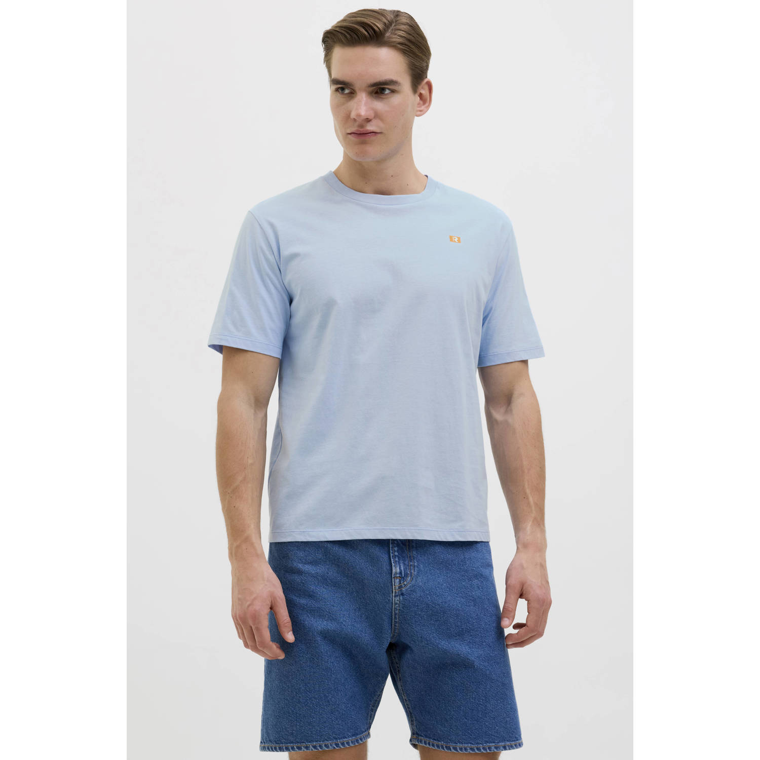 JJ REBEL T-shirt lichtblauw