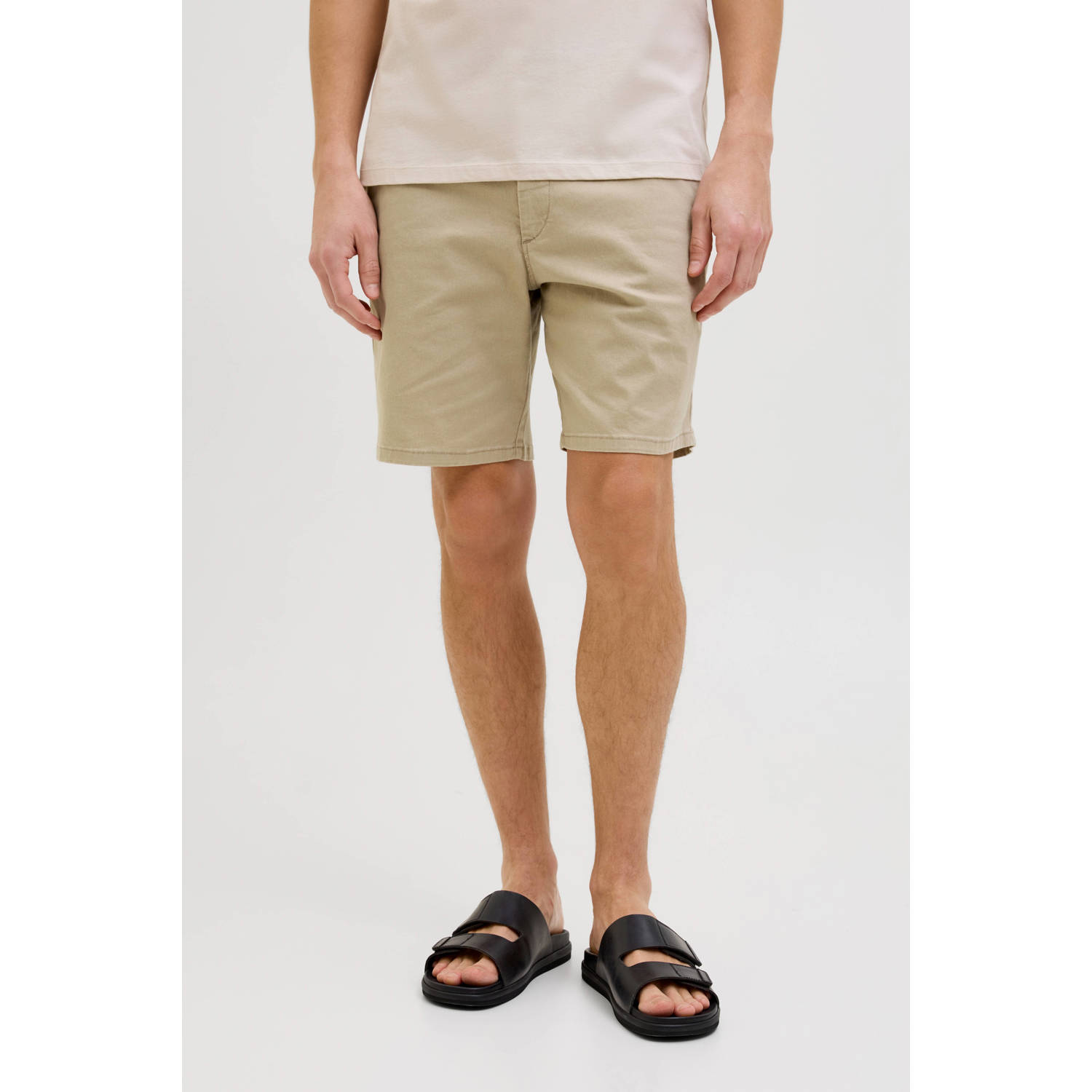 JJ REBEL regular chino short lichtkaki