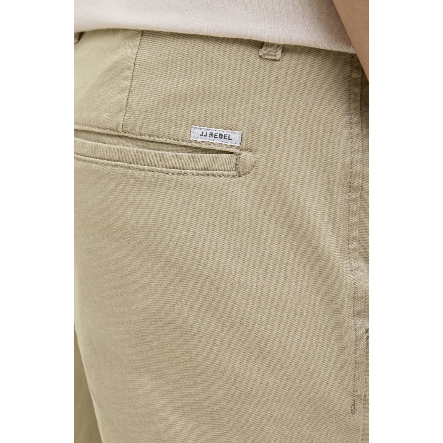 JJ REBEL regular chino short lichtkaki
