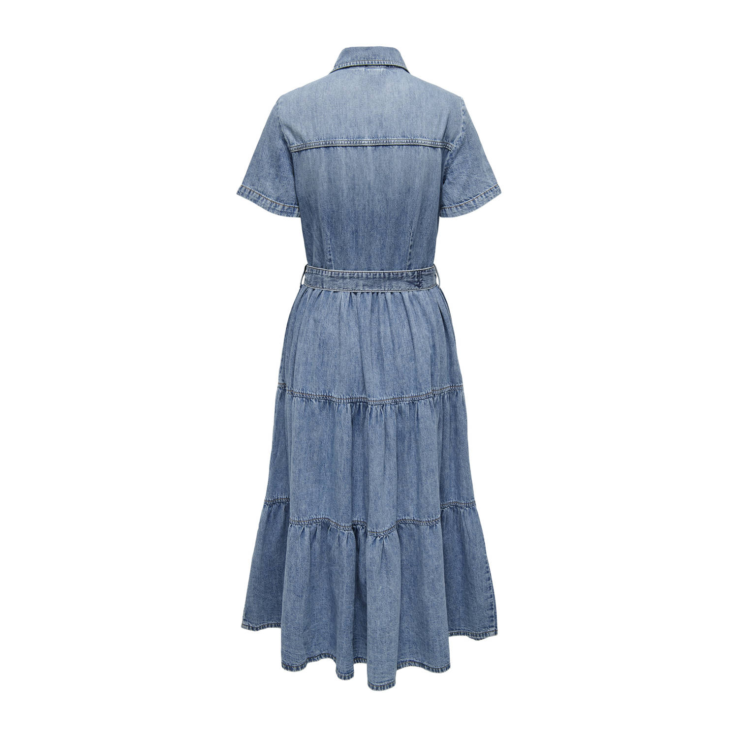 ONLY denim spijkerjurk medium blue denim
