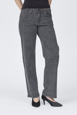 wide leg jeans grey denim