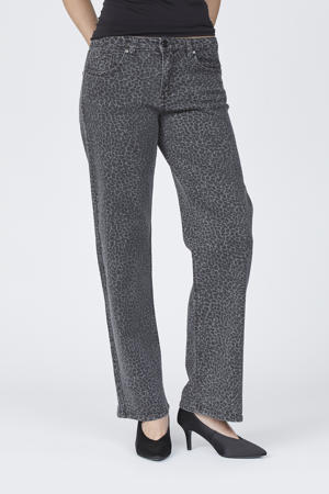 wide leg jeans grey denim