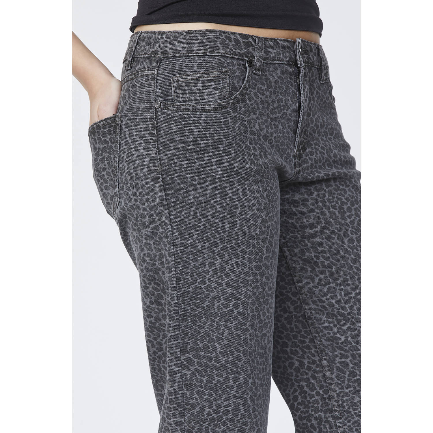 SisterS Point wide leg jeans grey denim