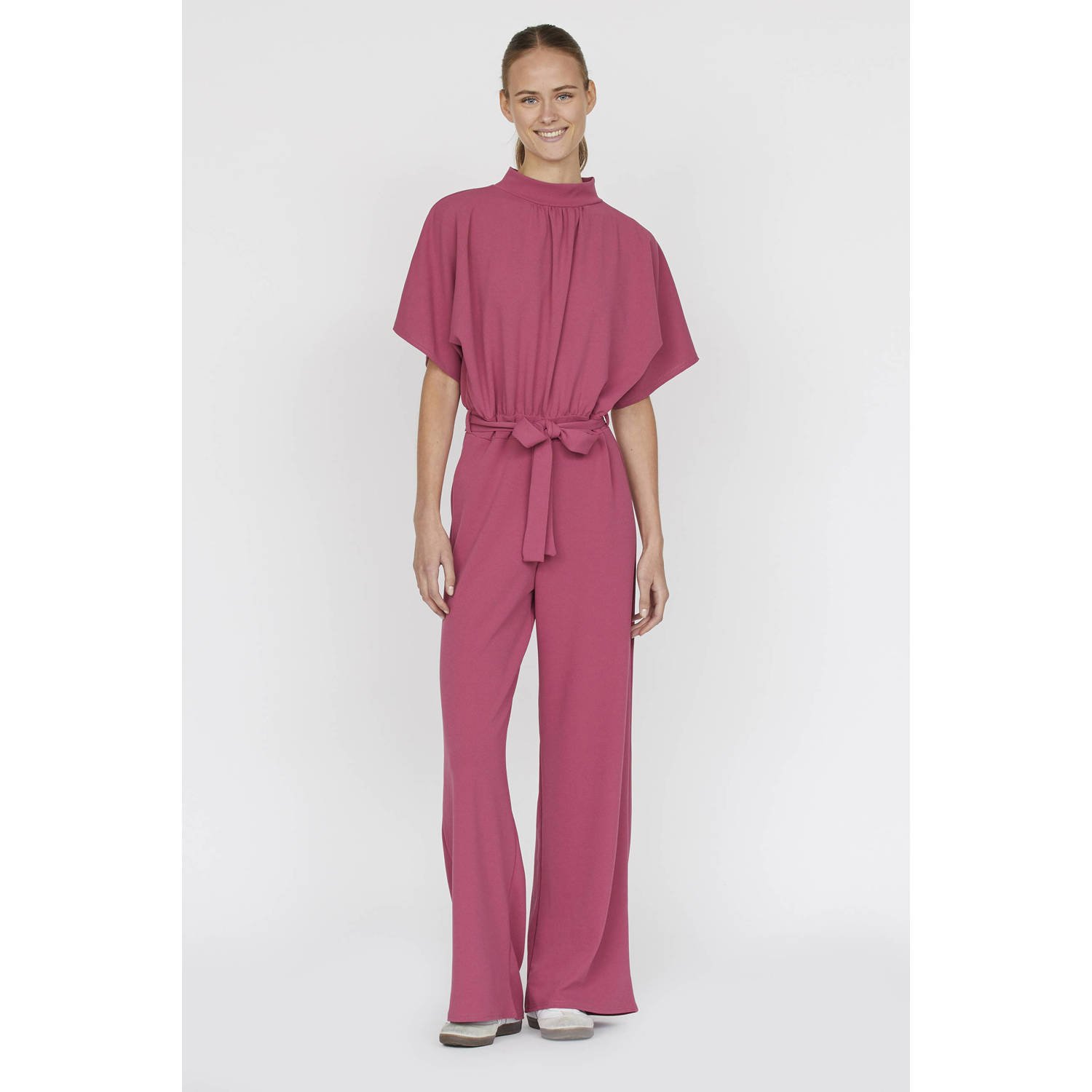 SisterS Point straight jumpsuit oudroze