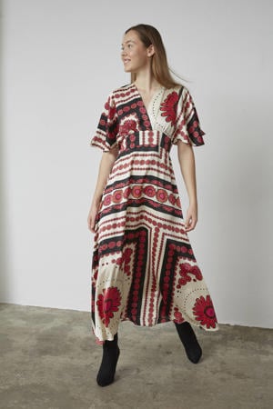 midi jurk ecru