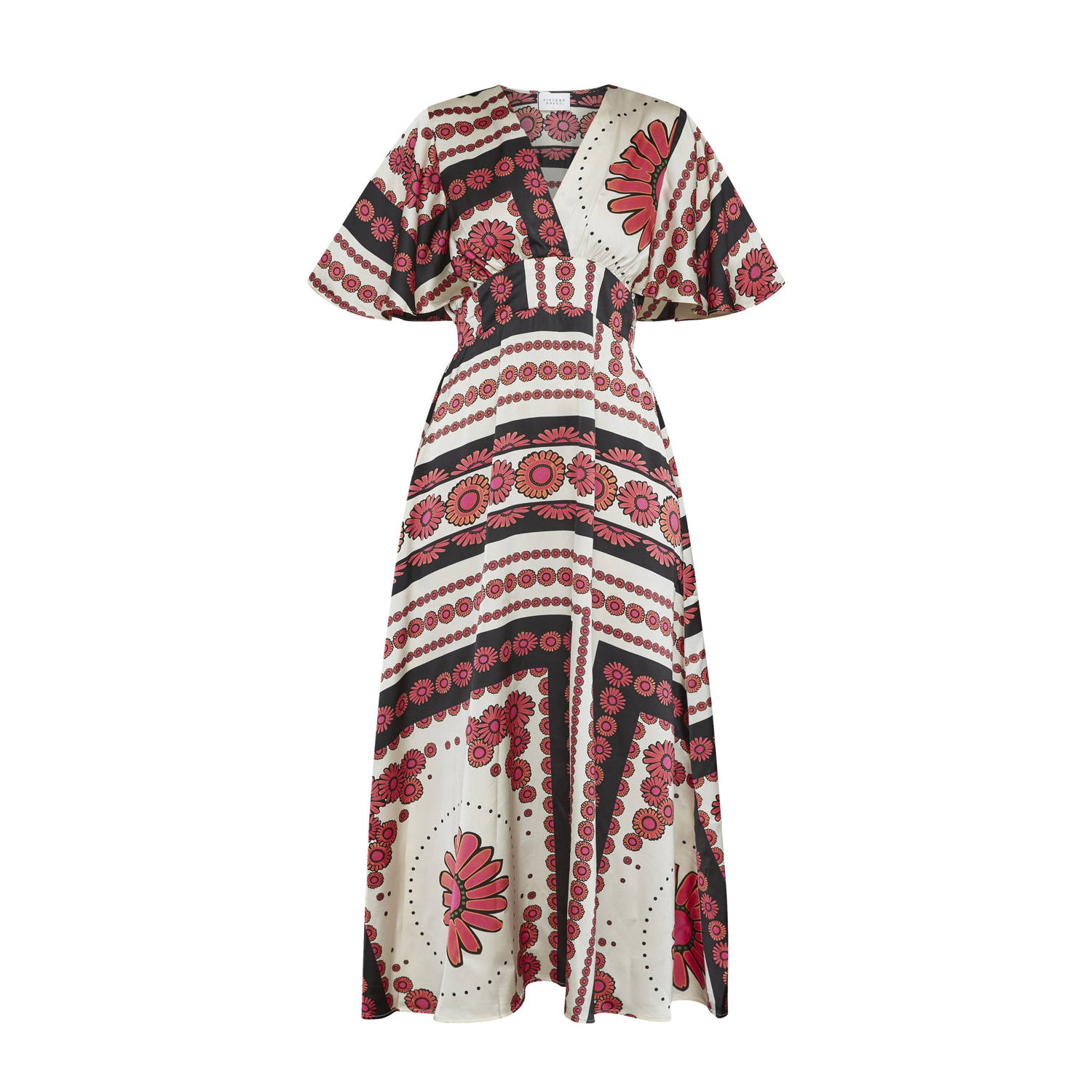 SisterS Point midi jurk ecru