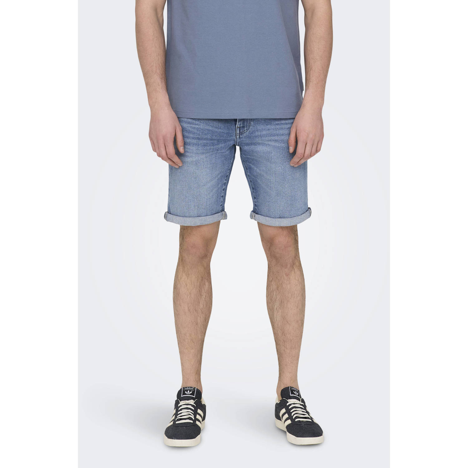 Only & Sons Korte regular fit jeans in 5-pocketmodel model 'PLY'