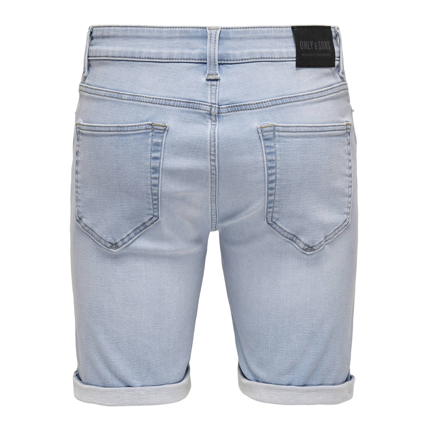 ONLY & SONS regular denim short ONSPLY light blue denim