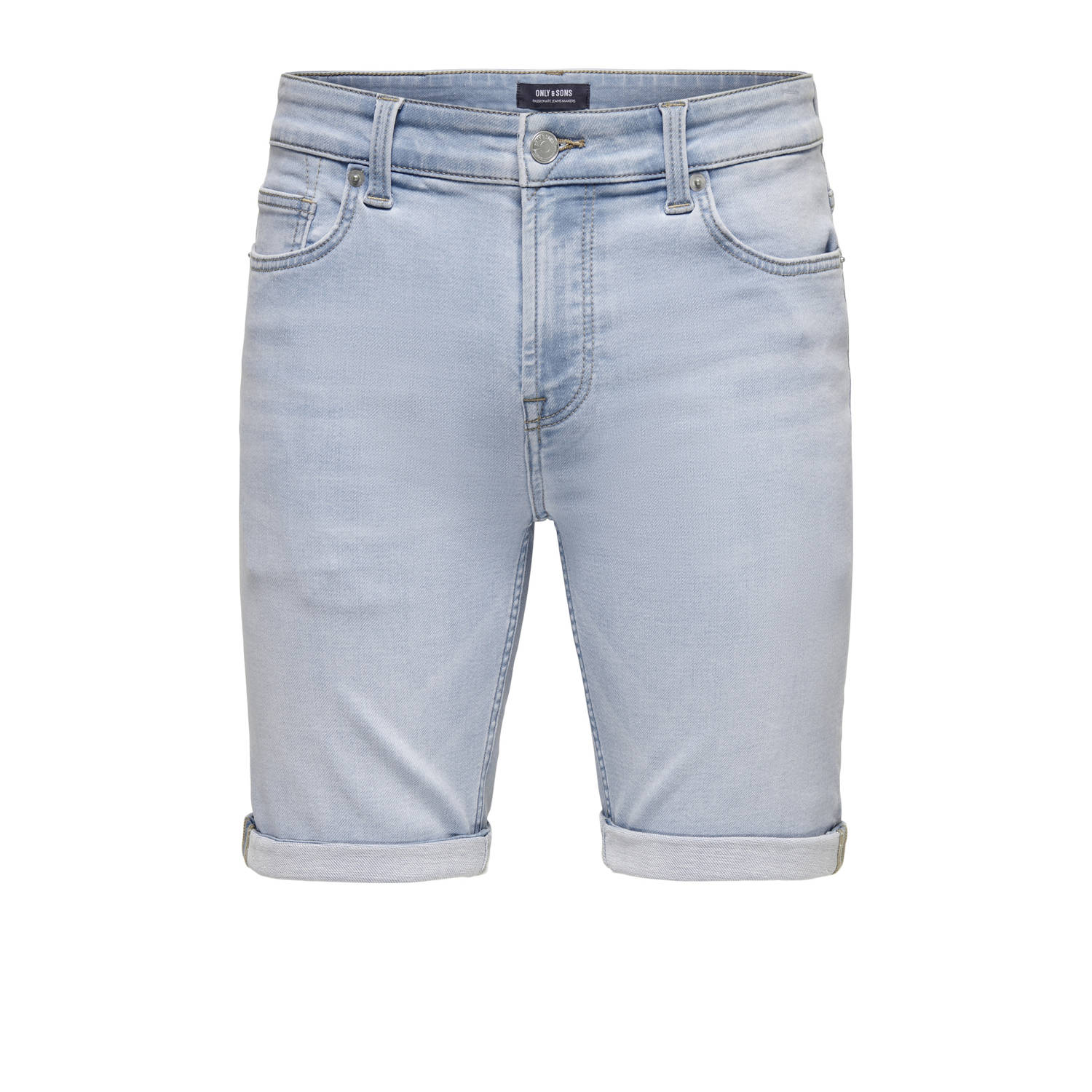 ONLY & SONS regular denim short ONSPLY light blue denim