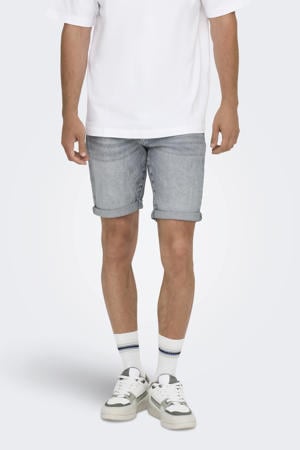regular fit denim short ONSPLY medium grey denim