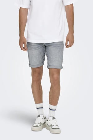 regular fit denim short ONSPLY medium grey denim