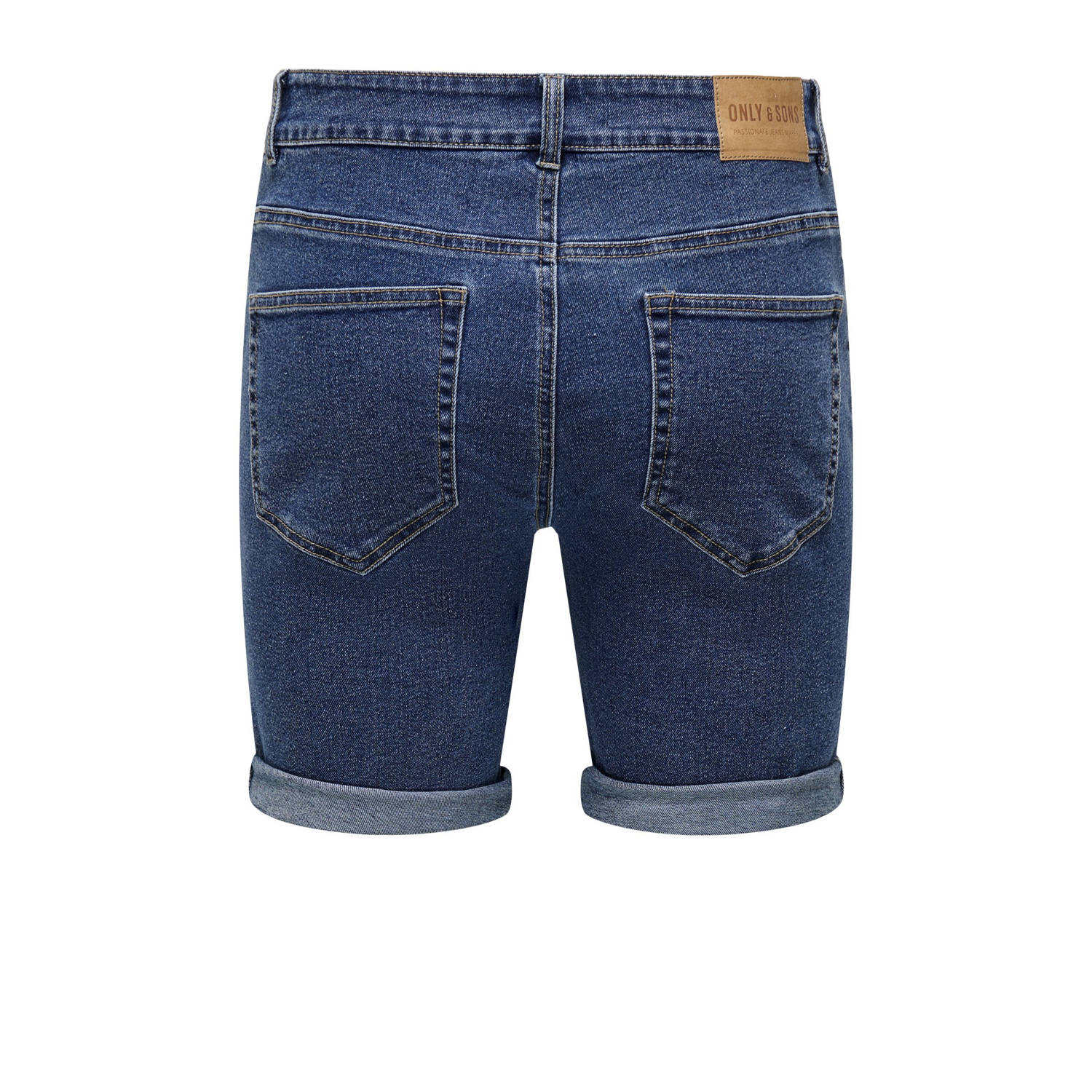 ONLY & SONS regular denim short ONSPLY medium blue denim