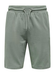 thumbnail: ONLY & SONS regular sweatshort groen