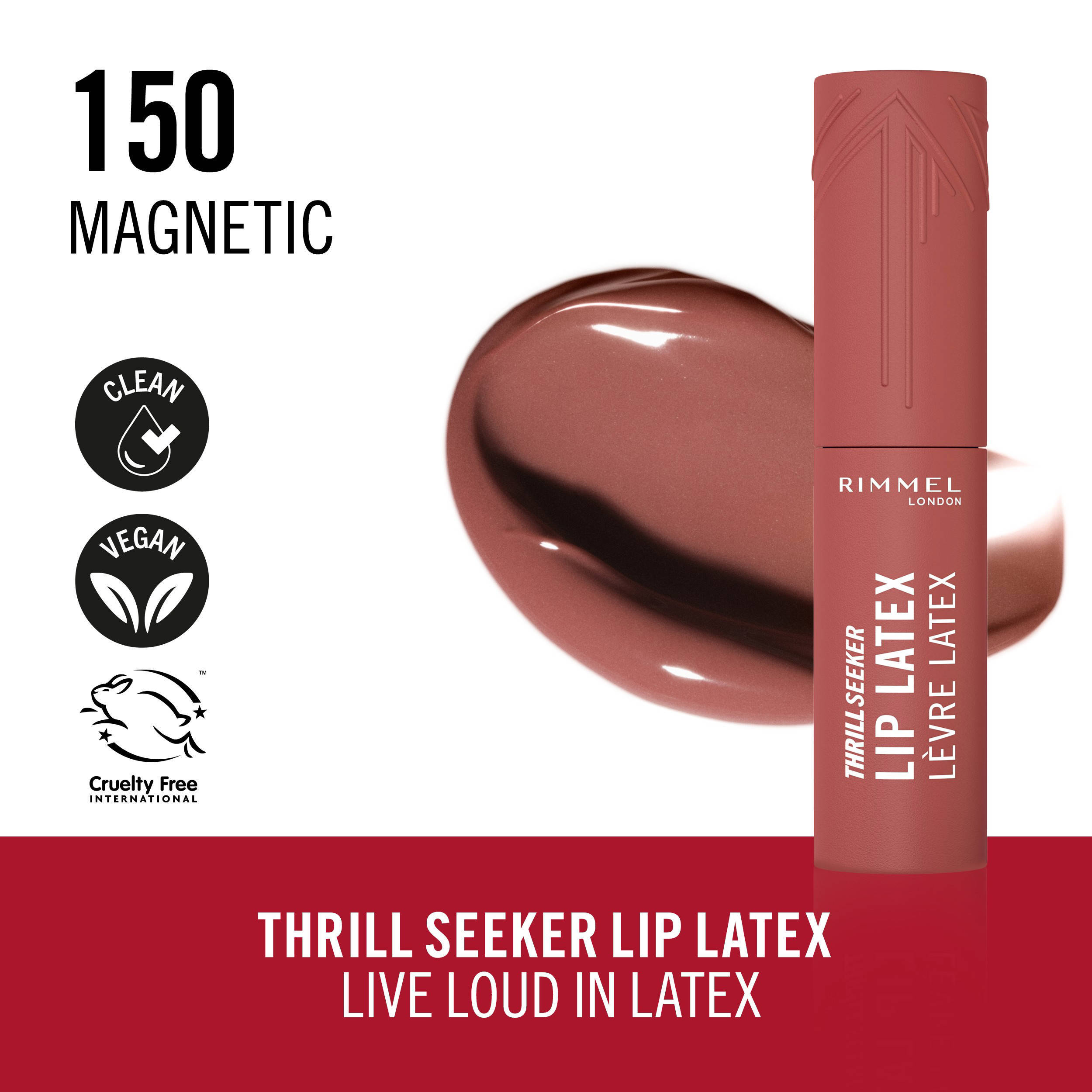 Rimmel London Thrill Seeker Lip Latex lippenstift - 150 Magnetic