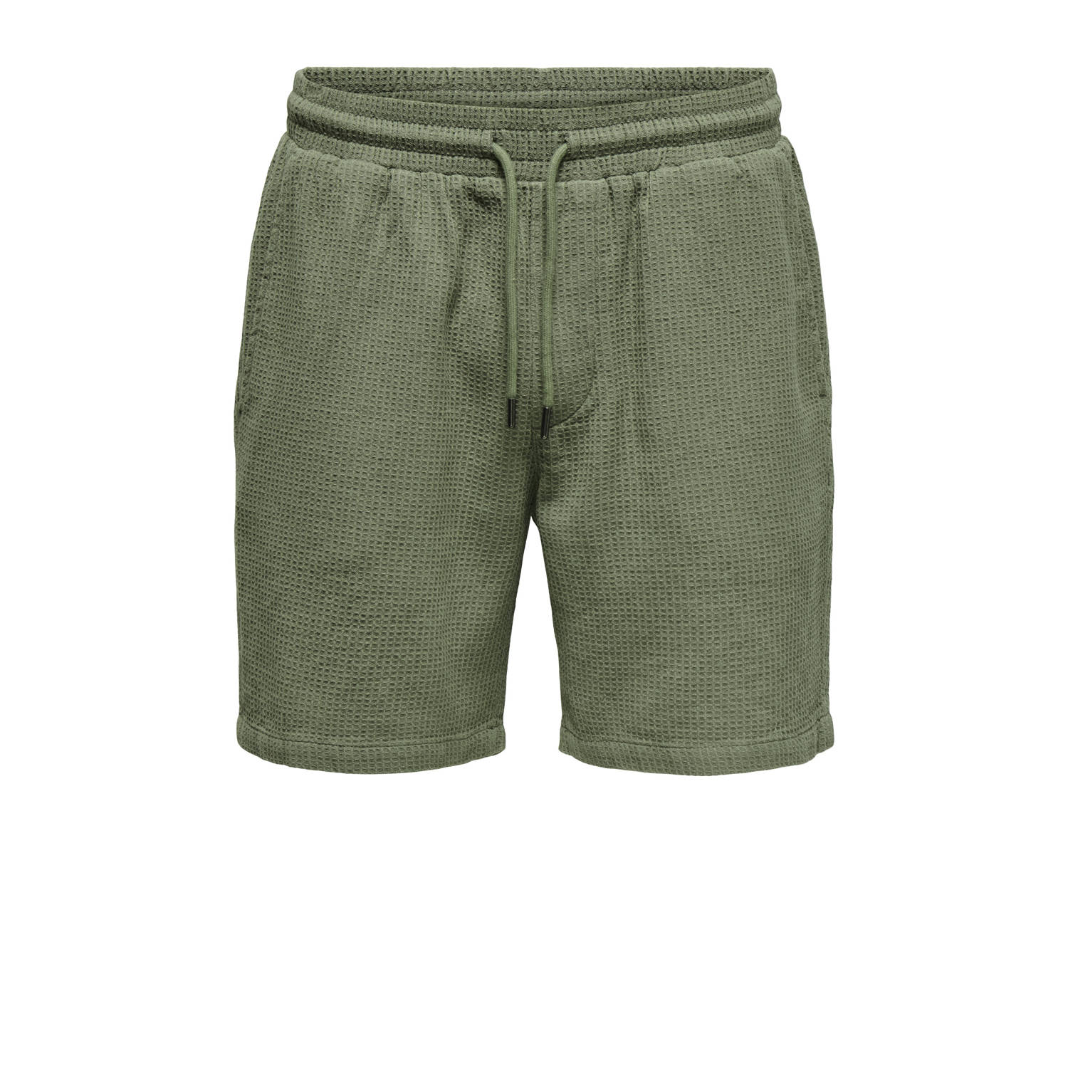 ONLY & SONS regular casual short groen