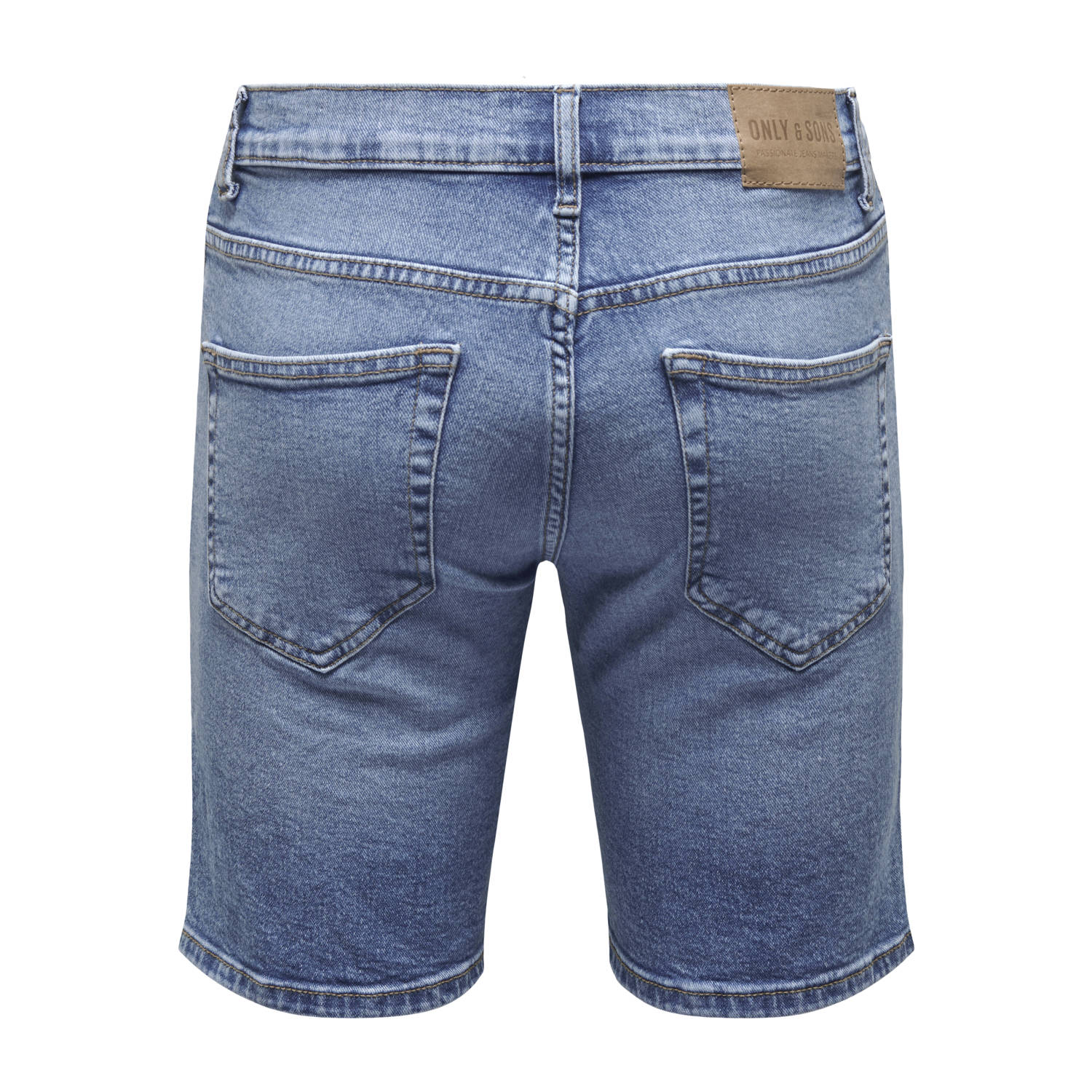 ONLY & SONS regular denim short ONSWEFT medium blue