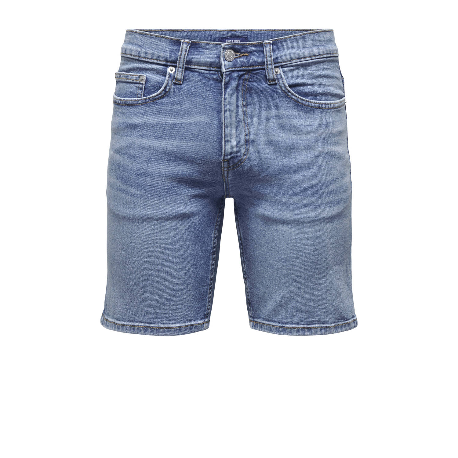 ONLY & SONS regular denim short ONSWEFT medium blue
