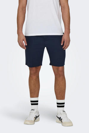 regular chino short donkerblauw